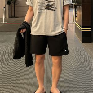 [푸마 주니어]푸마 PUMA 에센셜 TAD 드라이셀 흡습건속 기능성 러닝 트레이닝 반바지 팬츠 블랙 525911-01