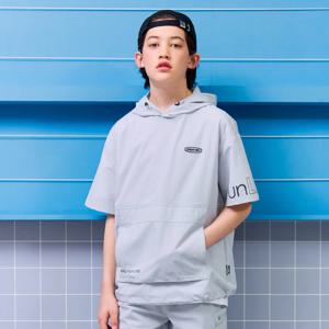 [오션스카이] 남아 그래픽 후드 반팔 티셔츠-EBJB5815D0E