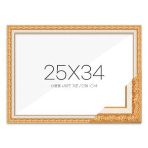 아트박스/퍼즐사랑 퍼즐액자 25x34 고급형 매트골드