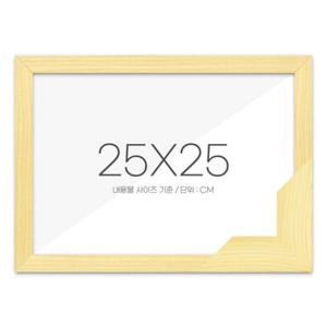 아트박스/퍼즐사랑 퍼즐액자 25x25 고급형 우드 미송