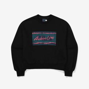 [휠라]아카이브 세미크롭 맨투맨 (FE2POF6101F_BLK)