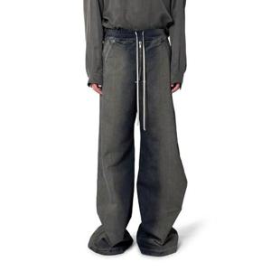 Rick Owens DRKSHDW 드로스트링 와이드 레그 팬츠 RU02E1366DKDEG 78D TP946320911