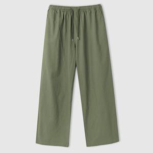 [리빌모아]남자 디오 린넨 밴딩 와이드 팬츠 AT-PTS-Q002-카키