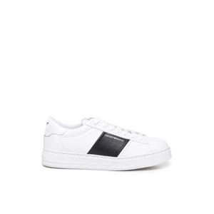 엠포리오 아르마니 스니커즈 X4X570 XN840K488 WHITE calfskin