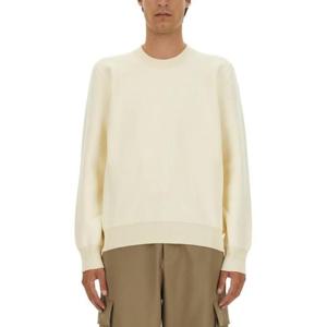오프화이트 긴팔 티셔츠 OMHE165 F23KNI0010300 White