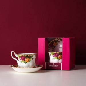 [로얄알버트]황실장미 커피잔 2인조 몬트(MONT)