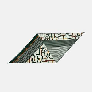 [루이까또즈(스카프)]프리미어 더블 울실크 마름모 스카프 2DSD808