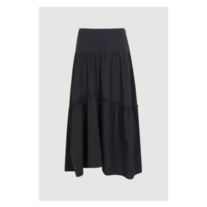 [럭키슈에뜨]A라인 셔링 롱 스커트 LQKAW25300