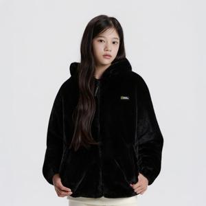 [내셔널지오그래픽키즈]K254UFJ920 에코퍼 자켓 CARBON BLACK