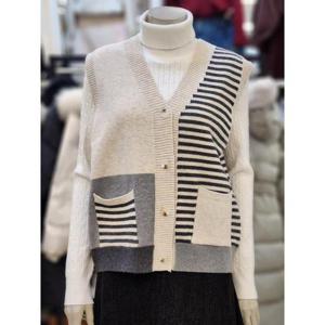 SOUP 세이브존07 스트라이프 니트 베스트 SBAVKC11