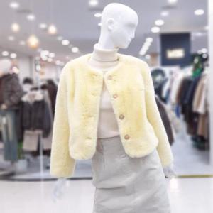 abfz sh06 버튼 포인트 산뜻 퍼자켓 SLBQA1F01A