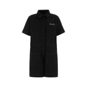 25FW 구찌 JMPSUIT 데님 W HRSBIT LEATHER 832483XDDBK1000 TP565495836