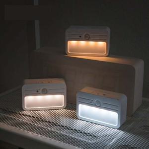 무선 LED 램프 모션센서 주백색 절전형 무드등 복도등