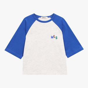 [밀리밤]배색 래글런 7부 티셔츠MLLA25S64