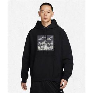 나이키 NIKE 솔로 스우시 풀오버 플리스 후디 M - 블랙 앤트러사이트 HV4115-010 2500471
