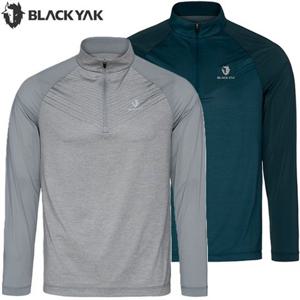 [블랙야크] 남성 여름 등산 아웃도어 긴팔티셔츠 카이에 집업 긴팔티1 1BYZTMV003 1BYZTMV003