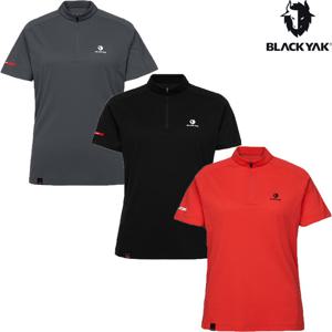 블랙야크 여성 폴라텍 델타 집업 반팔티 1BYZTMV503