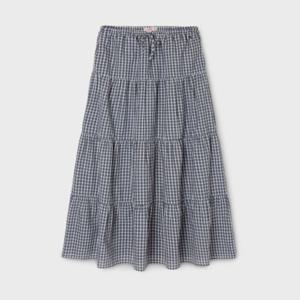 [후아유]여성 Check Long Tiered Skirt WHWHG2441F