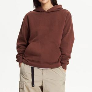 뉴발란스후드티 OQK NBN0E4S082-85 WOMEN 엠보스 레터링 기모 후드티 (OVER FIT)