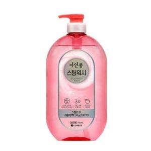자연퐁 스팀워시 용기 주방세제 애플향750ml