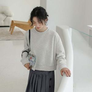 무지 스티치 맨투맨 티셔츠 LL-T136