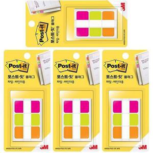 3M 플래그 파일 바인더용 686SS-PGO 38x18mm x4개