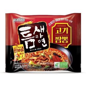 고기짬뽕 팔도 틈새라면 x 4입 멀티 120g
