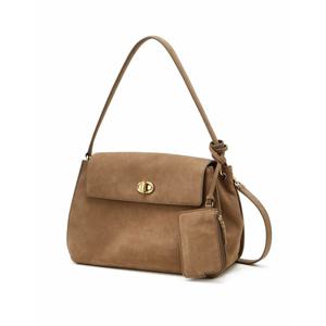 [질스튜어트 핸드백] JABA6E133I2  누벅 오브 장식 숄더백 M 베이지 JABA6E133I2