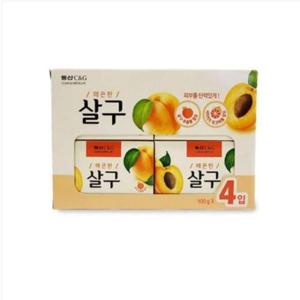 살구비누 은은한향 미용비누 목욕비누 100g 4개입