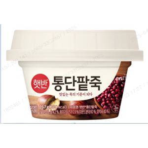[씨제이] 햇반 통단팥죽 267g