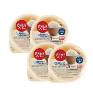 CJ 햇반 이천쌀밥 210g 4개 대용량 이천쌀 즉석밥 간편식
