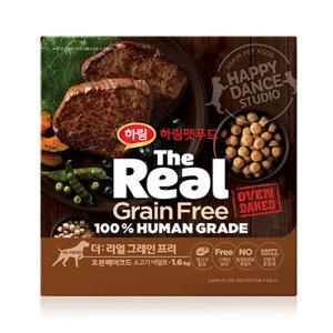 [하림펫푸드] 더리얼 GF 오븐 소고기 어덜트 1.6kg