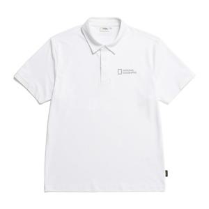 내셔널지오그래픽 N232MPL810 피케 반팔 티셔츠 WHITE