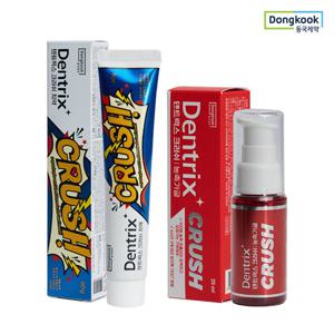 [동국제약]덴트릭스 크러쉬 2종 세트(치약 60g1개+가글25ml1개)