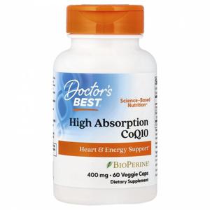 닥터스베스트, 고흡수 CoQ10 with BioPerine, 60 베지 캡슐