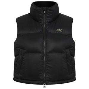 UFC 쉴드 릴렉스핏 패딩 베스트 블랙 여성 U2VTV3303BK