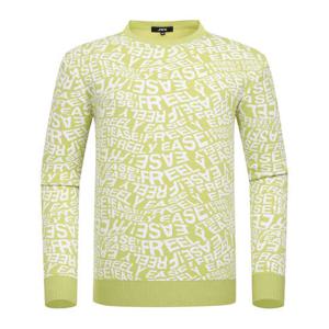 [JDX]남성 슬로건 레터링 라운드 풀오버 X2SPW1348