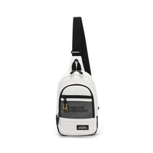 [내셔널지오그래픽키즈] 내셔널지오그래픽 키즈 US   K255KCR090 메쉬슬링백 IVORY 고학년슬링백 입학가방 입학선물 K251KCR090