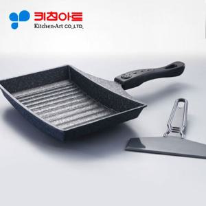 키친아트 계란말이팬 22cm + 계란말이 전용 주걱 계란말이팬