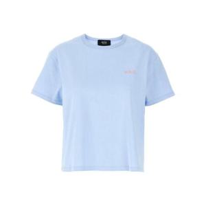 아페쎄 반팔 티셔츠 COHBQ F26390 ILG BLEU CIEL ROSE DOM