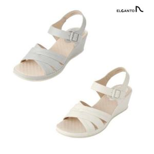 엘칸토 HC14 여성 쿠션UP 6CM 웨지샌들 LCWW20U426