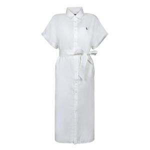 폴로 랄프로렌 미디 원피스 211959912 002 White
