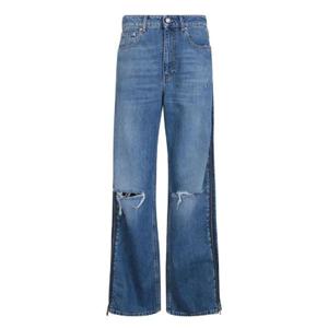 Stella McCartney 로고 패치 스트레이트 진 6D01293SPH27 4406 TP942765200
