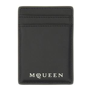 알렉산더맥퀸 로고 마그네틱 카드 지갑 836140 1AAU61080