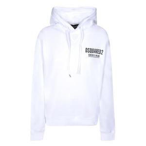 디스퀘어드2 후드 티셔츠 S71GU0451 S25516 100 White