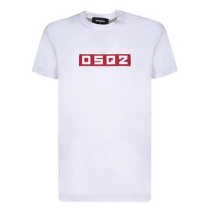디스퀘어드2 반팔 티셔츠 S74GD1223 S23009 100 White