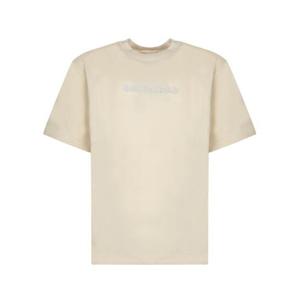 버버리 로고 디테일 코튼 반팔 티셔츠 8097874 C1409 White