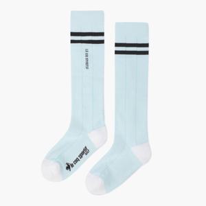 [르꼬끄골프] 여성 컬러배색 골지 니삭스 (GQ322LKS83)