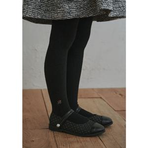 [빈] (BZ54AF02BK) 여아 블랙 도트 구두 BZ54AF02BK