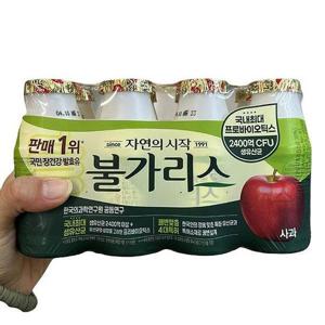 남양 불가리스 자연의시작 사과 150mlx8 x 1개 a26793